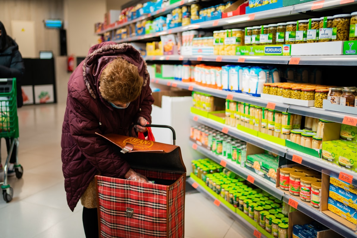 Etichetta alimentare leggibile